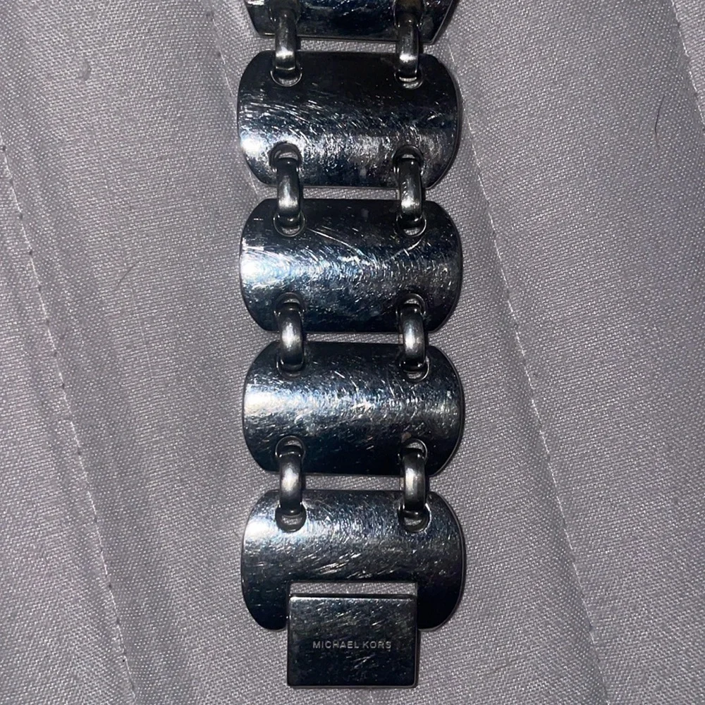 Michael Kors stainless steel silver watch